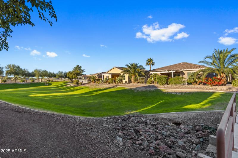 Greenbelt behind home