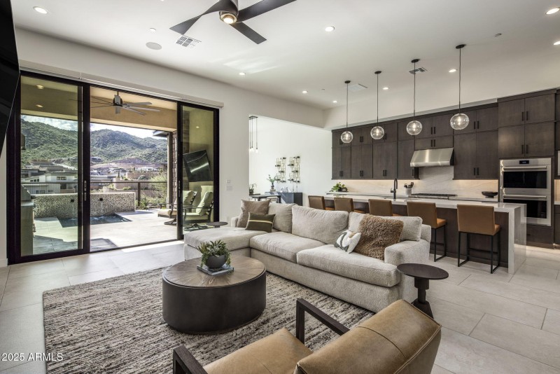 Great Room Opening to Covered Patio