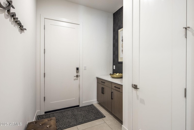 Garage Entry Drop Zone