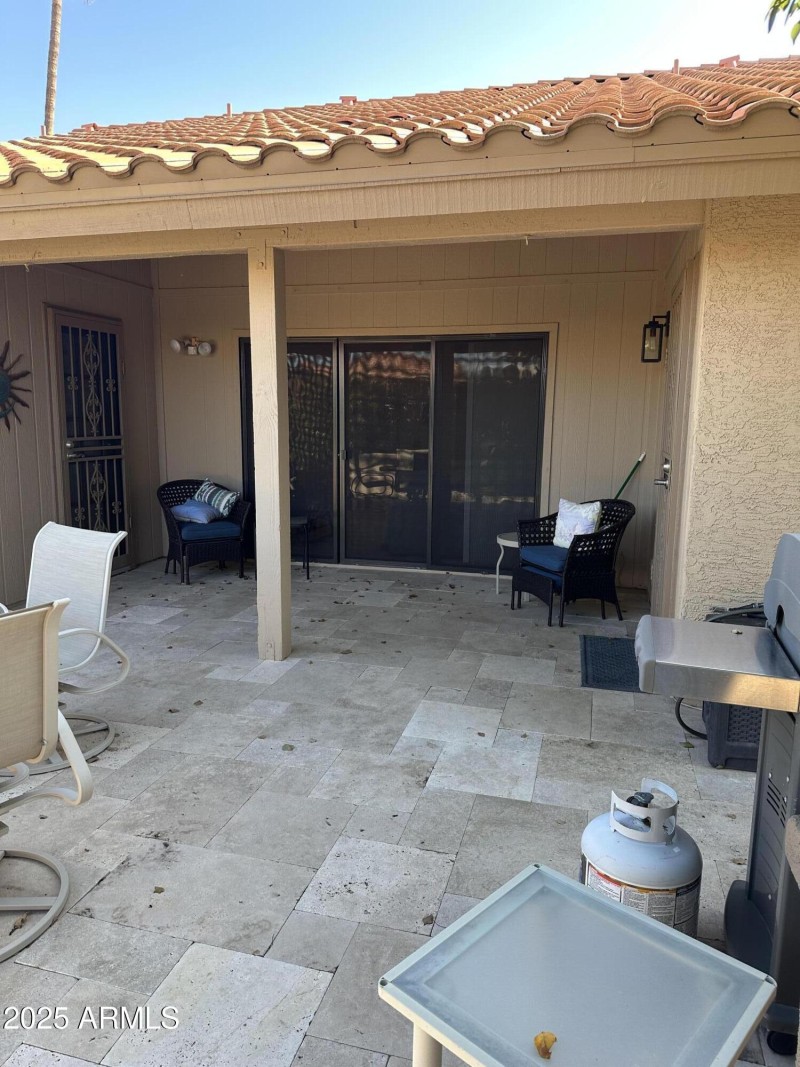 Covered patio