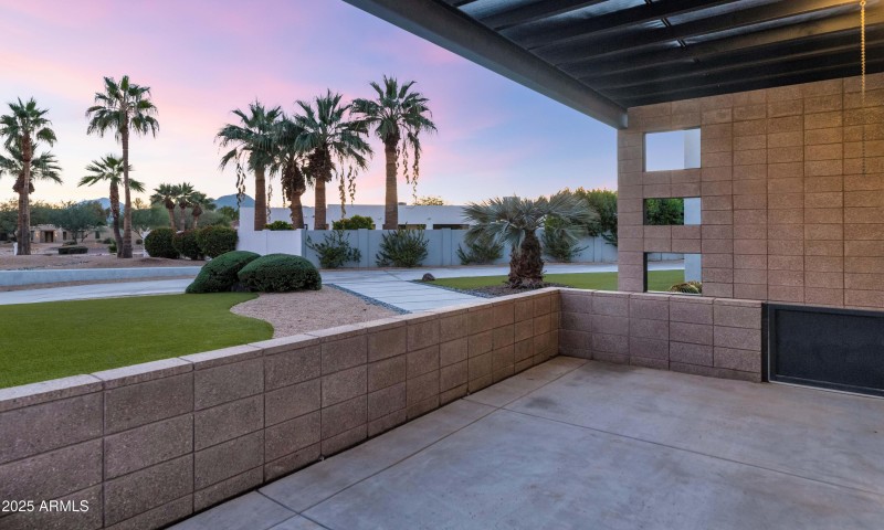 Front Patio off the Office