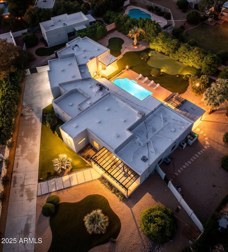 Front and Back Aerial