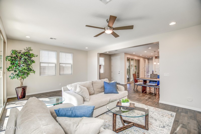 Space for Bookshelves or Cabinetry