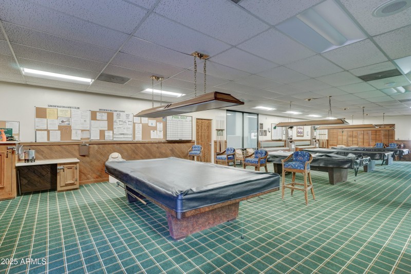 Greenfield Village billiards room