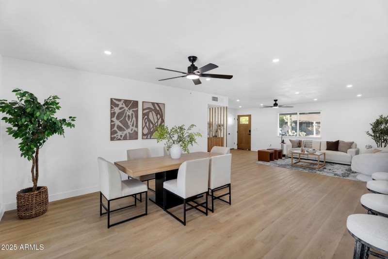 Dining room & Living room