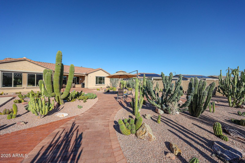 Paved paths to enjoy the Cactus gardens!