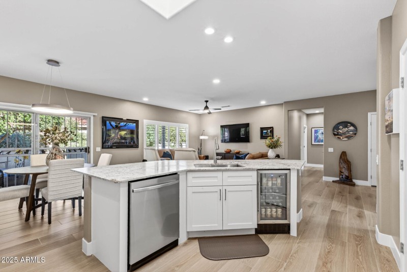 Kitchen toward Great Room