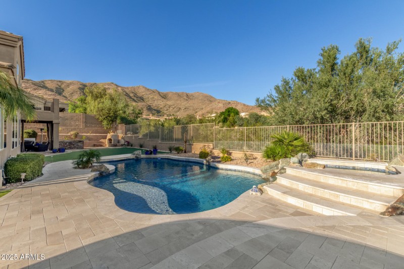 Resort-style Backyard