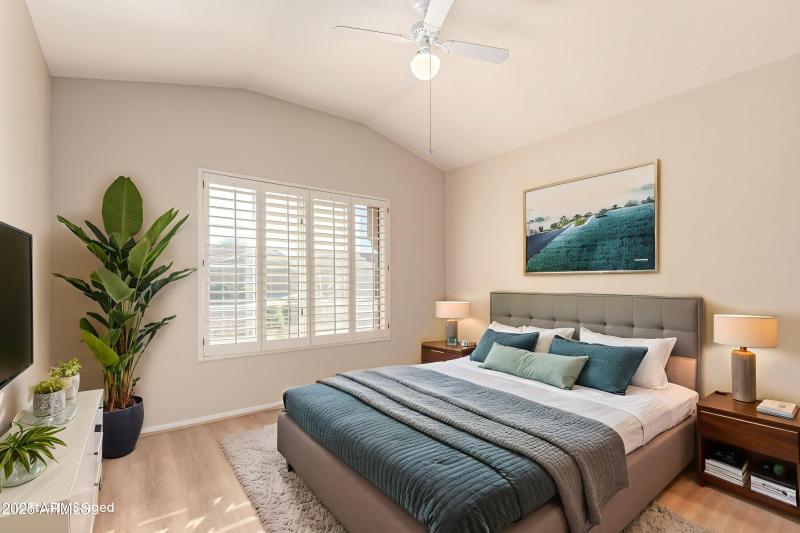 Virtually Staged Guest Bedroom
