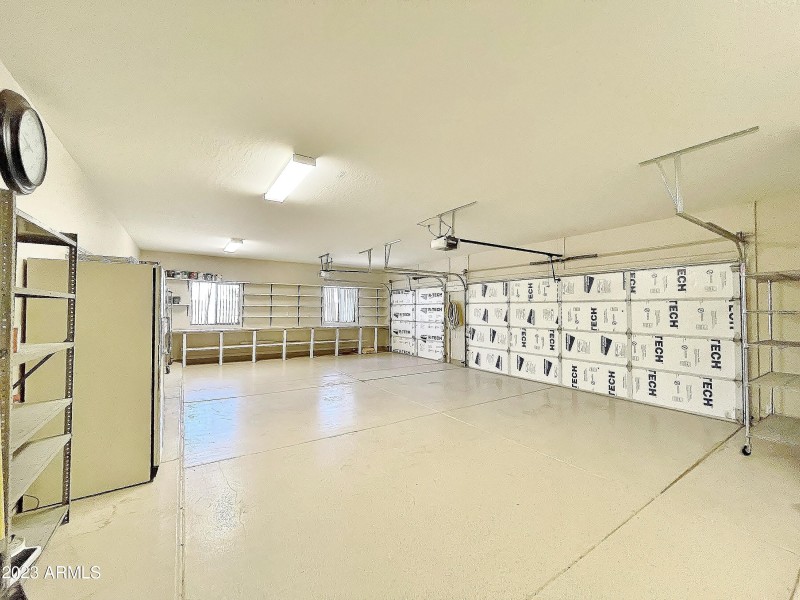 3 car garage/epoxy floor