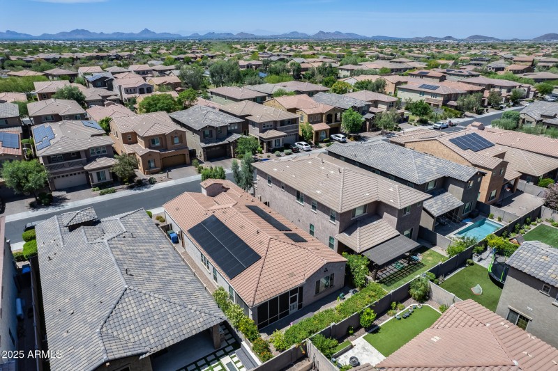 Aerial View of Backyard