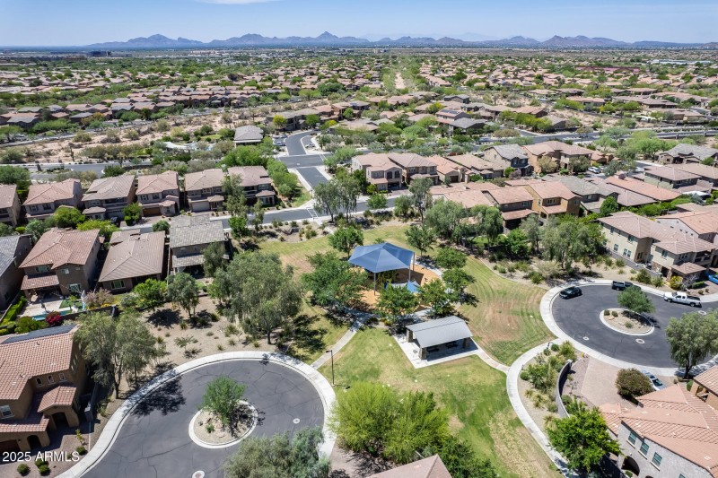Aerial View of Neighborhood