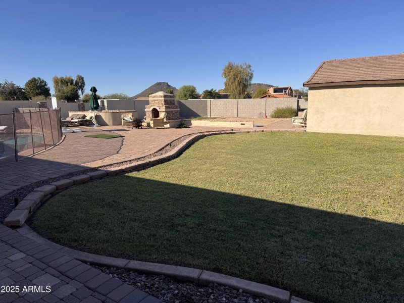 Outdoor Fireplace Area