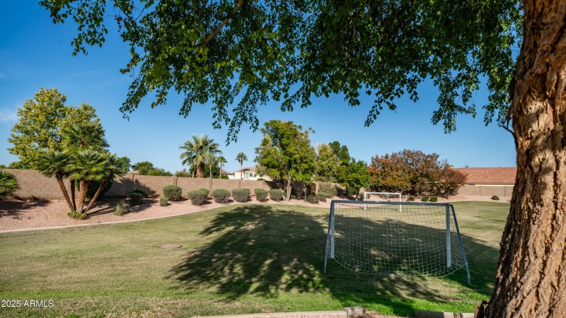 small park soccer goals