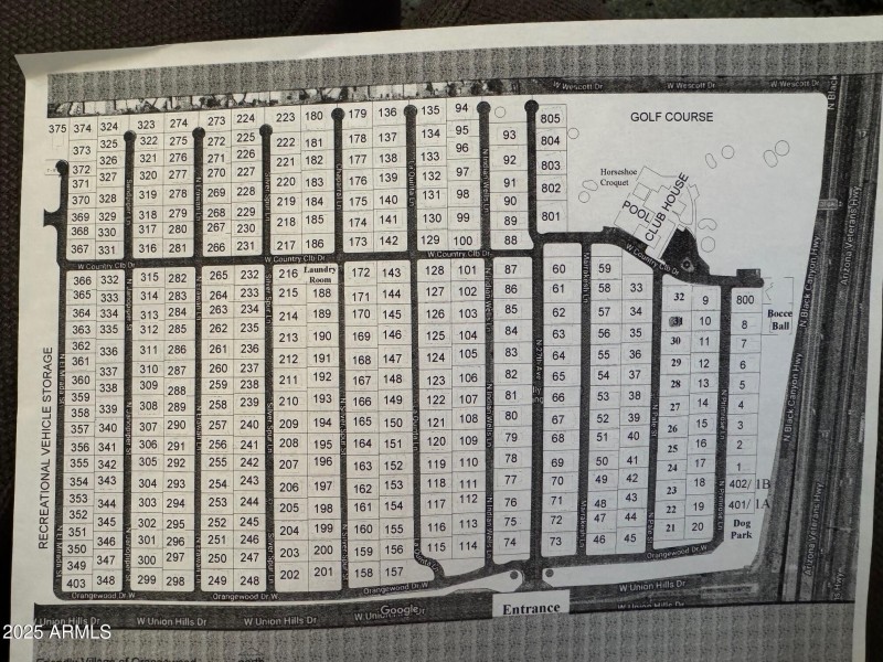 2650 W Union Hills Map