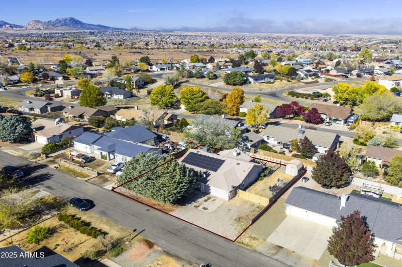 Aerial View with Approximate Property Li