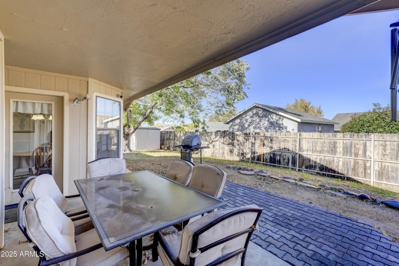 Covered Back Patio