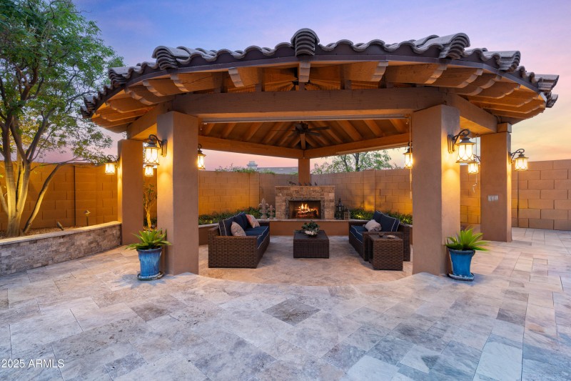 Gazebo w/fireplace