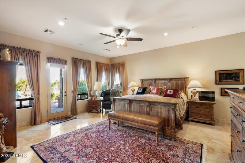 Primary Bedroom with Patio Access