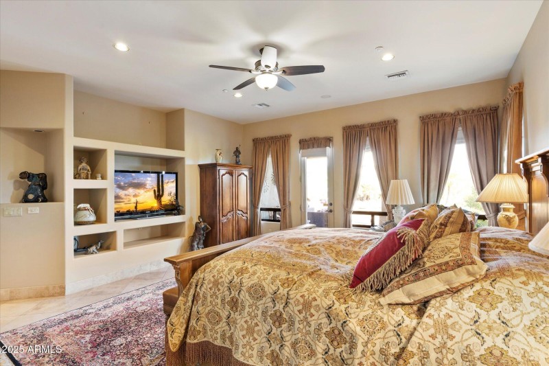 Spacious Suite with Custom Built-ins