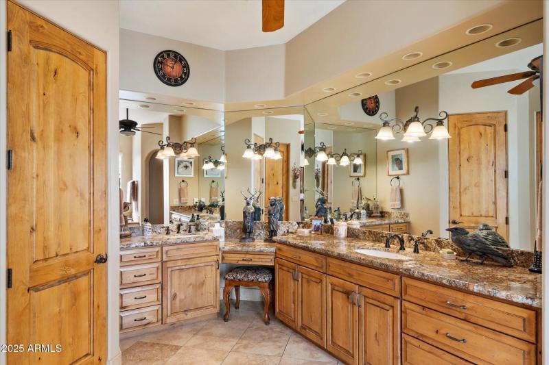 Spacious Bathroom with Dual Vanities