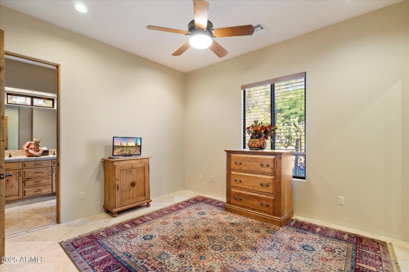 Guest Bedroom with Garden View