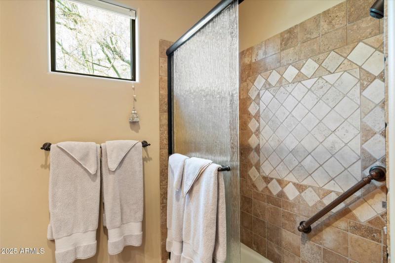 Guest Bath with Custom Tile Work