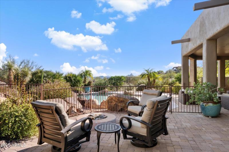 Serene Views by the Fire Pit