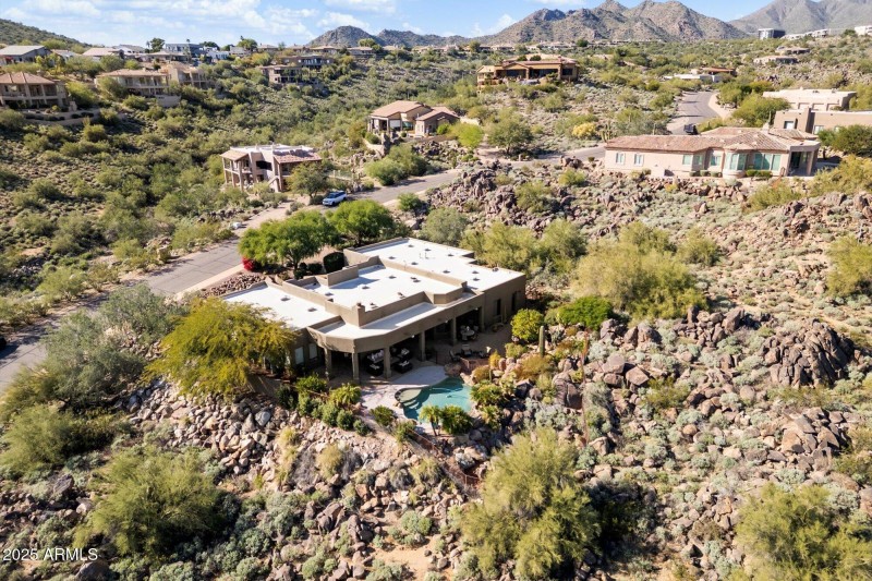 Rear Exterior with Mountain Backdrop