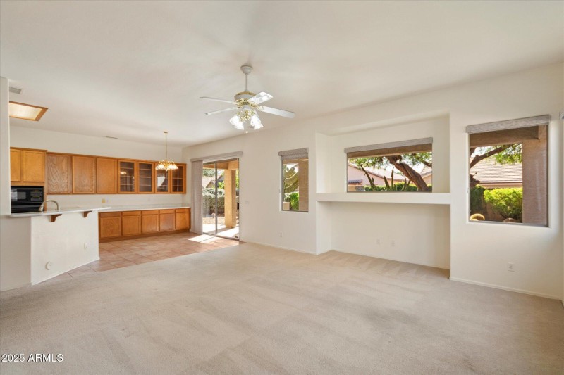 Great room open to kitche