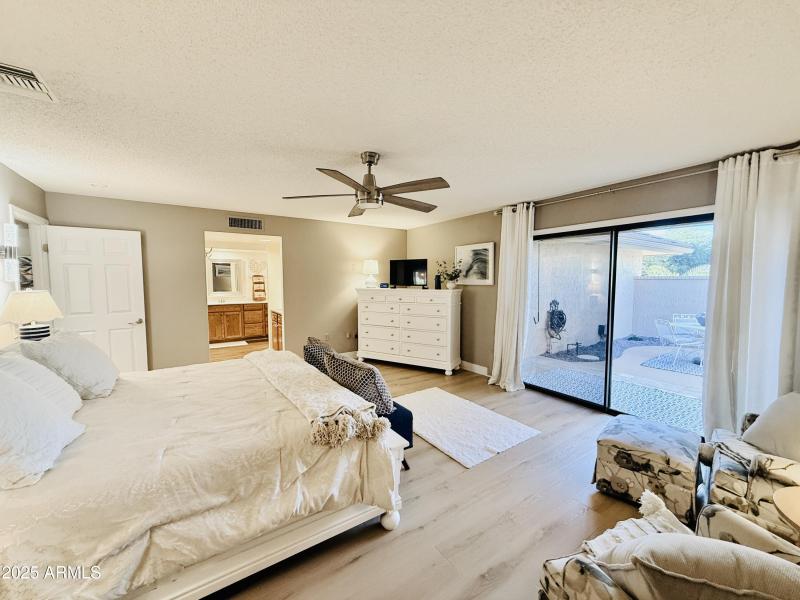 Primary Bedroom with Private Patio