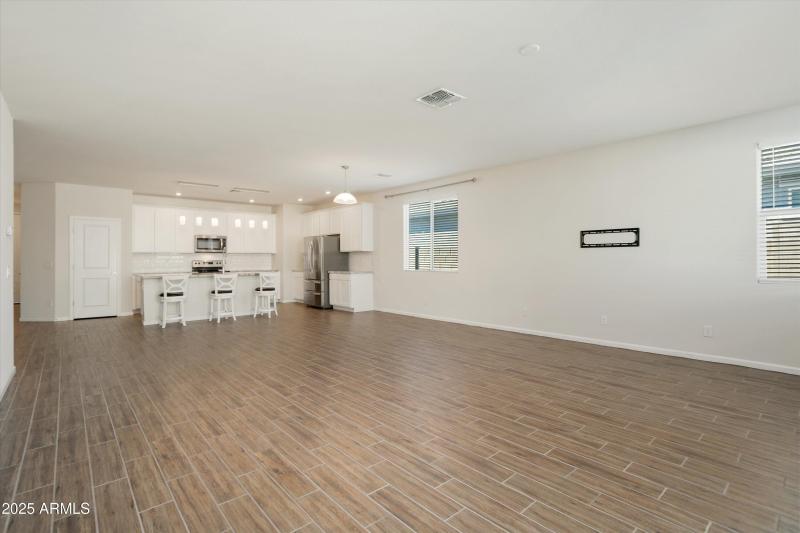 Living Area to Kitchen