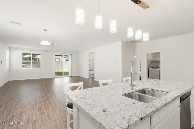 Gorgeous Island Granite to Living/Dining