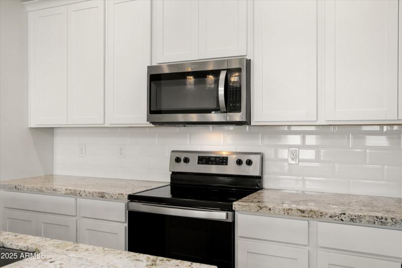 Kitchen Closer View with Backsplash