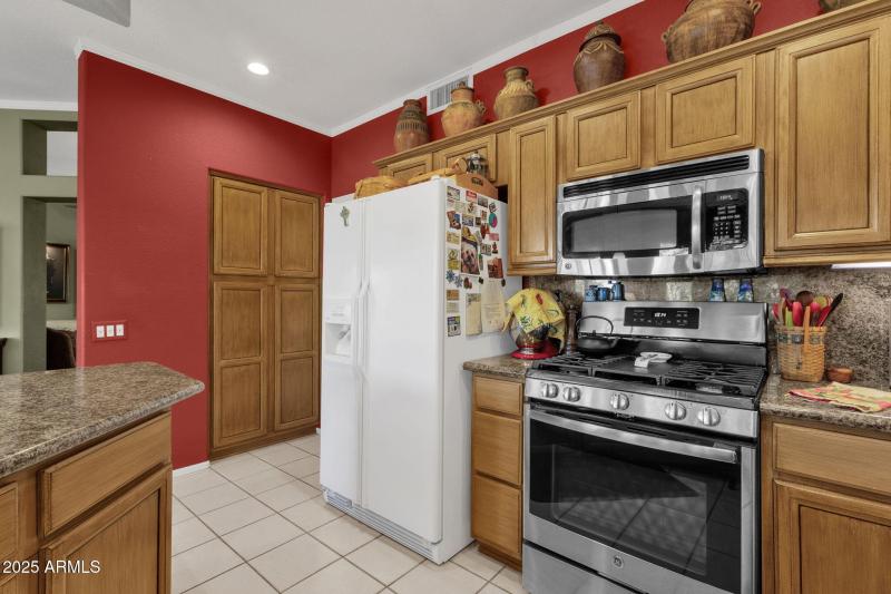 Kitchen with pantry