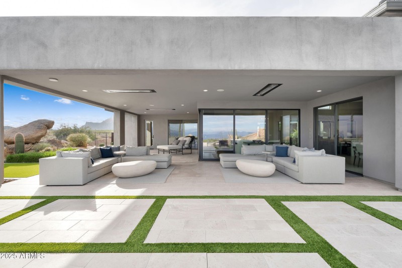 Oversized custom patio