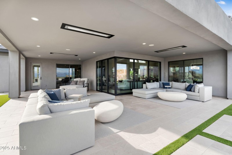 HUGE custom 'super patio'