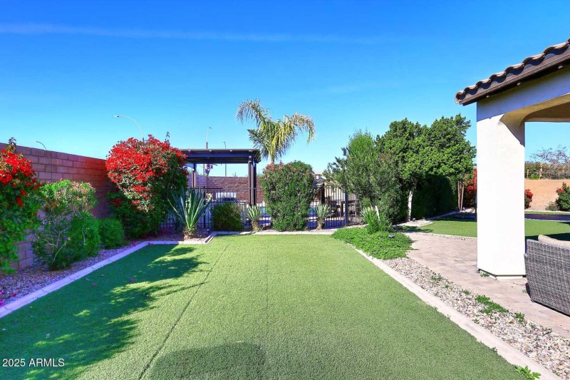 Backyard-Fenced Pool Area