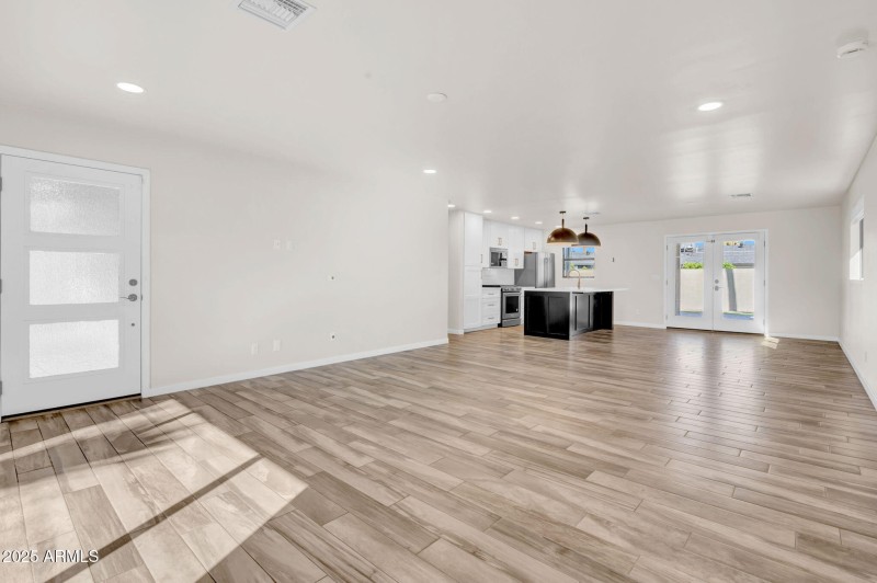 MAIN LIVING VIEW TO KITCHEN