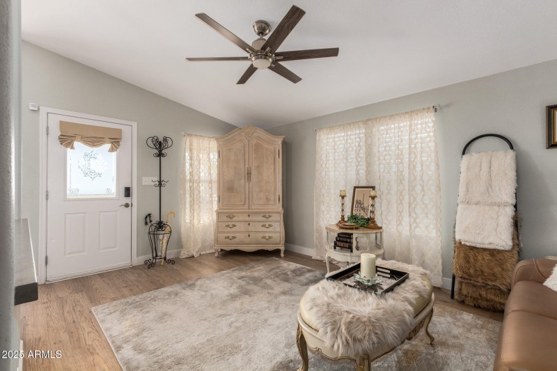 Entry to living room