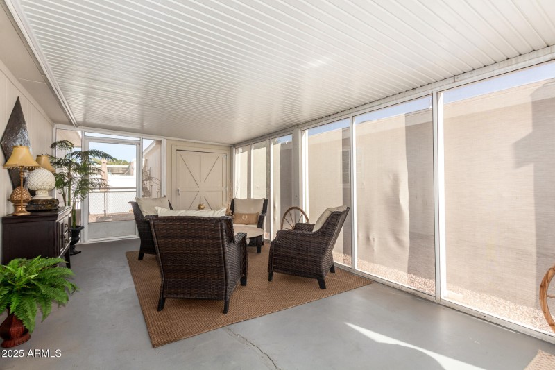 Screened in Arizona room