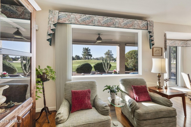 Family Room view to golf course