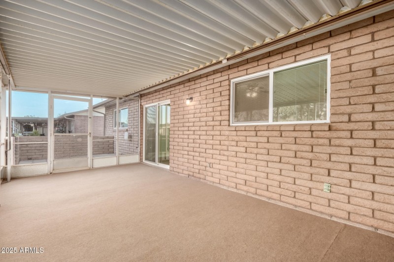 Screened In Back Patio
