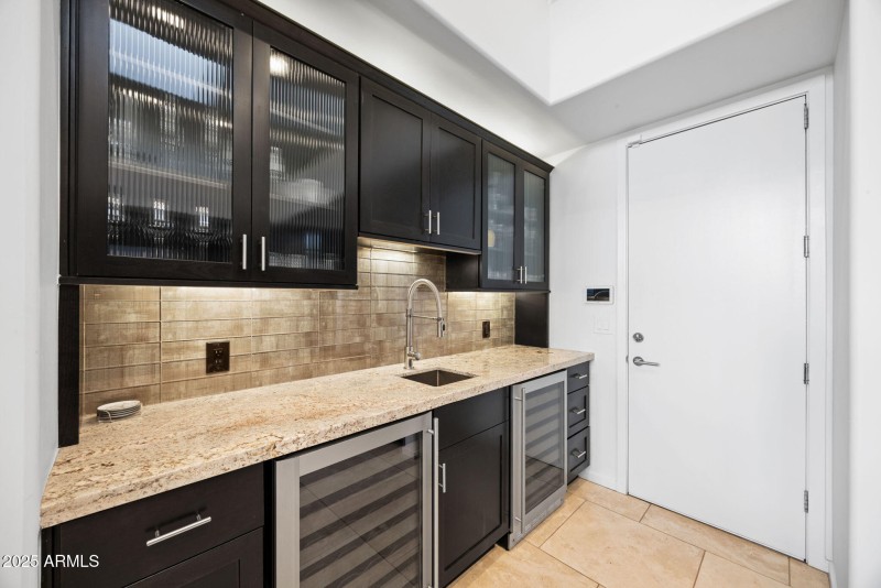 Bar Area Dual Wine Fridges