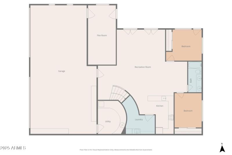 Lower Living Space - Casita Level