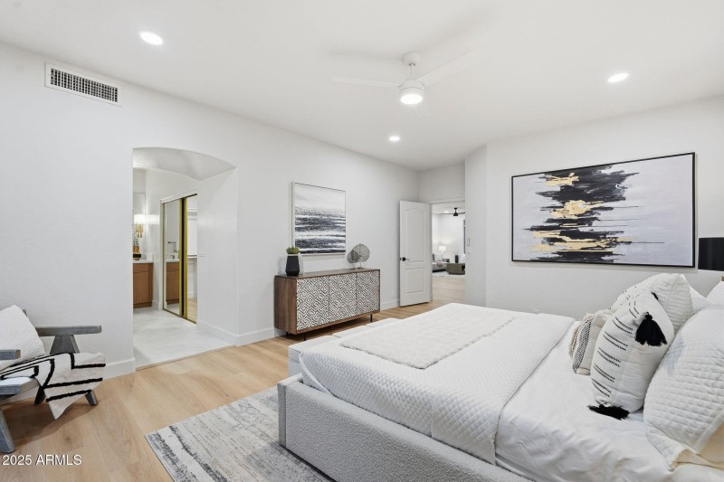 Primary bedroom with large en suite