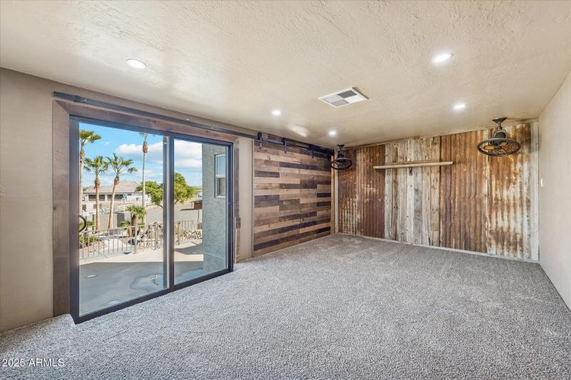 upstairs living area