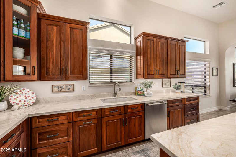 Real quartz countertops