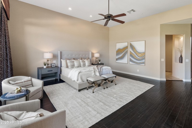 primary bedroom looking in