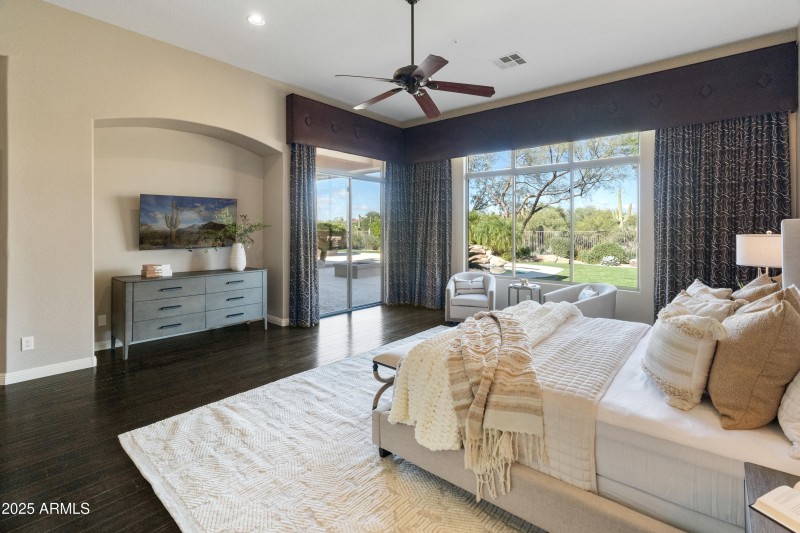 Primary bedroomm looking out